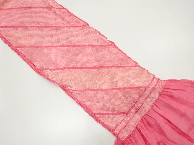 JAPANESE KIMONO / SHIBORI OBIAGE FOR FURISODE